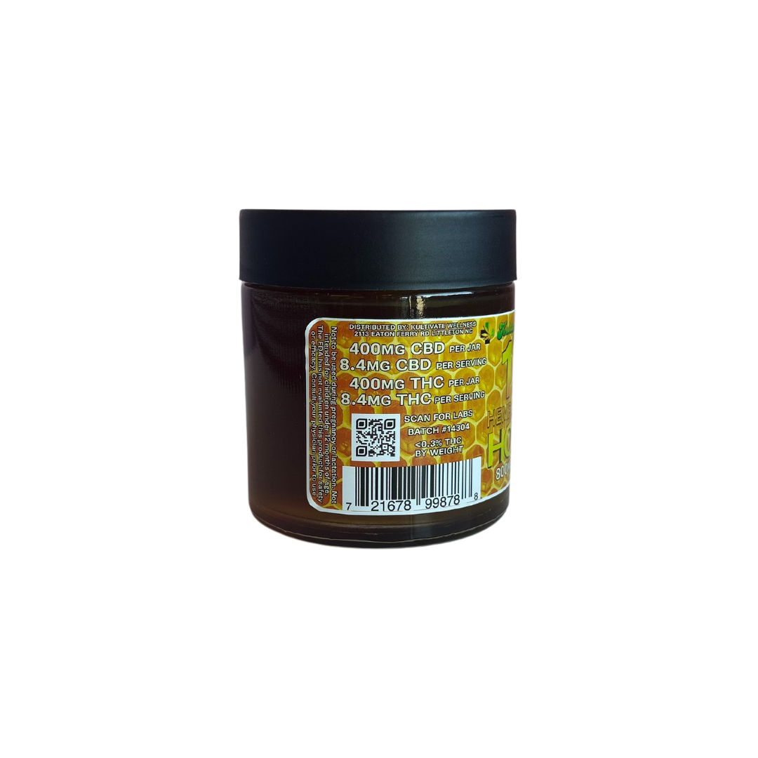 Kultivate Wellness 1:1 CBD:THC Honey 800mg