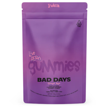 Bad Days Live Resin Gummies