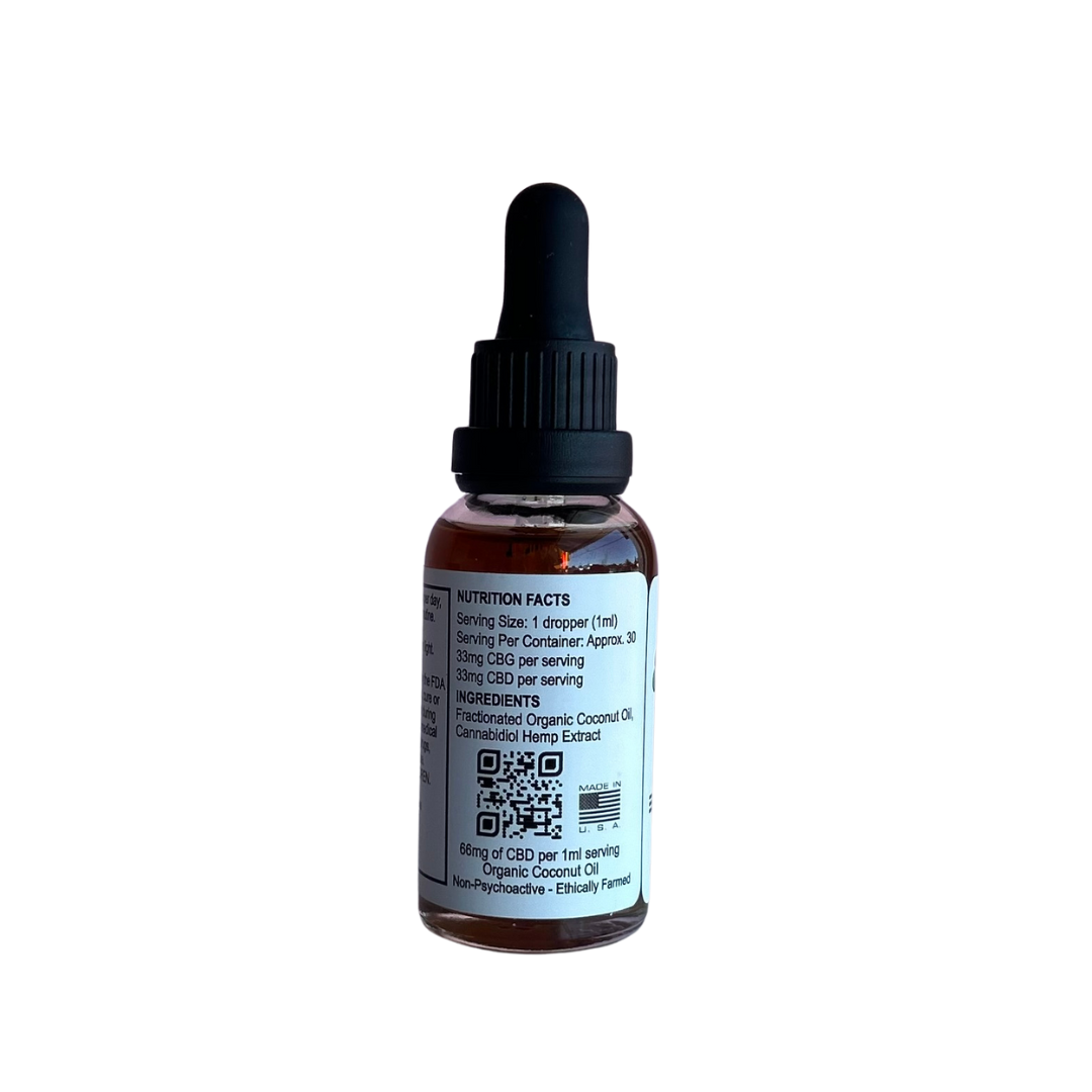 2000mg Full Spectrum CBG : CBD Oil