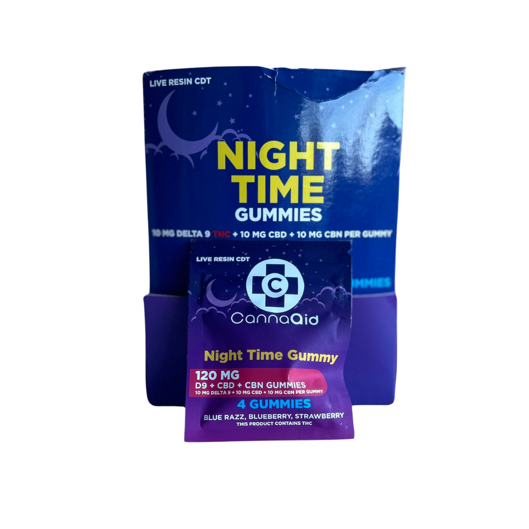 CannaAid Night Time Dee9+CBN+CBD Gummies