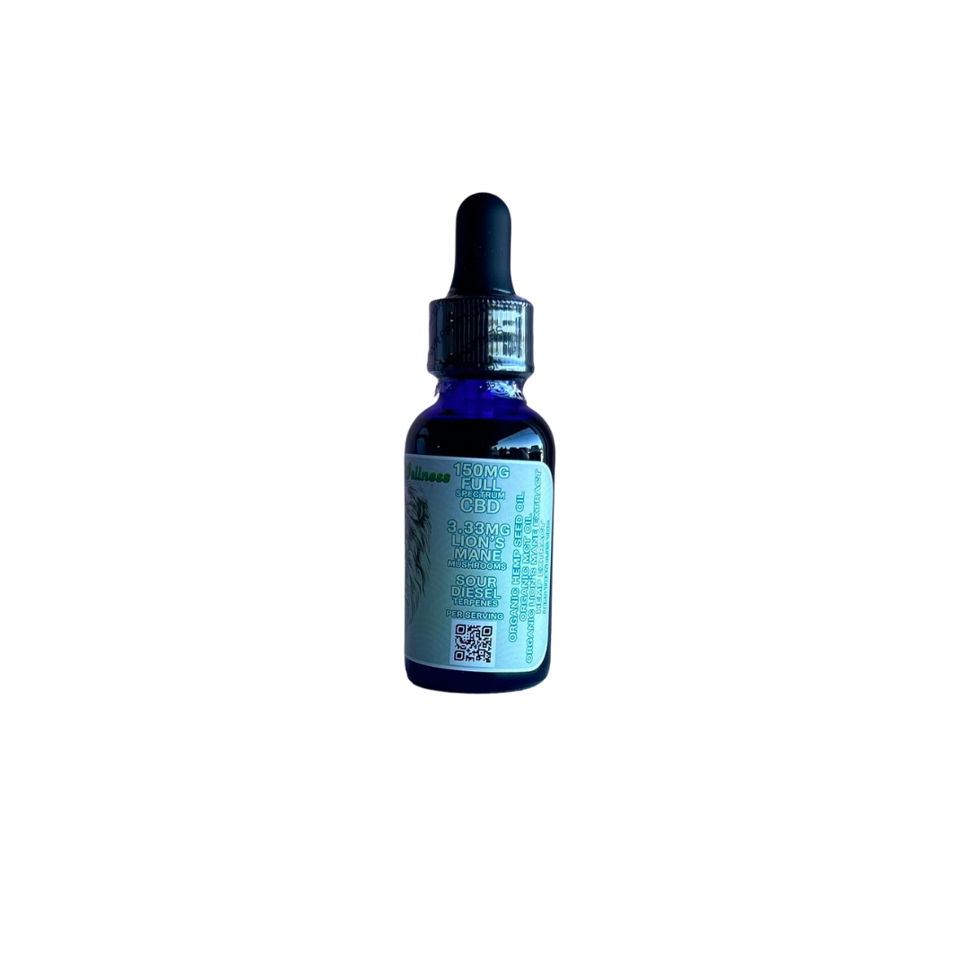 Kultivate Wellness 4500mg Full Spectrum CBD Oil + Lion's Mane Mushroom