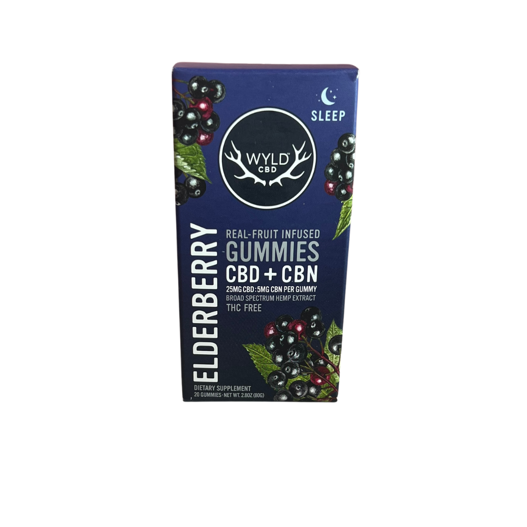 WYLD Elderberry CBD + CBN Gummies