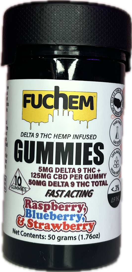 FuChem Dee9 + CBD Gummies